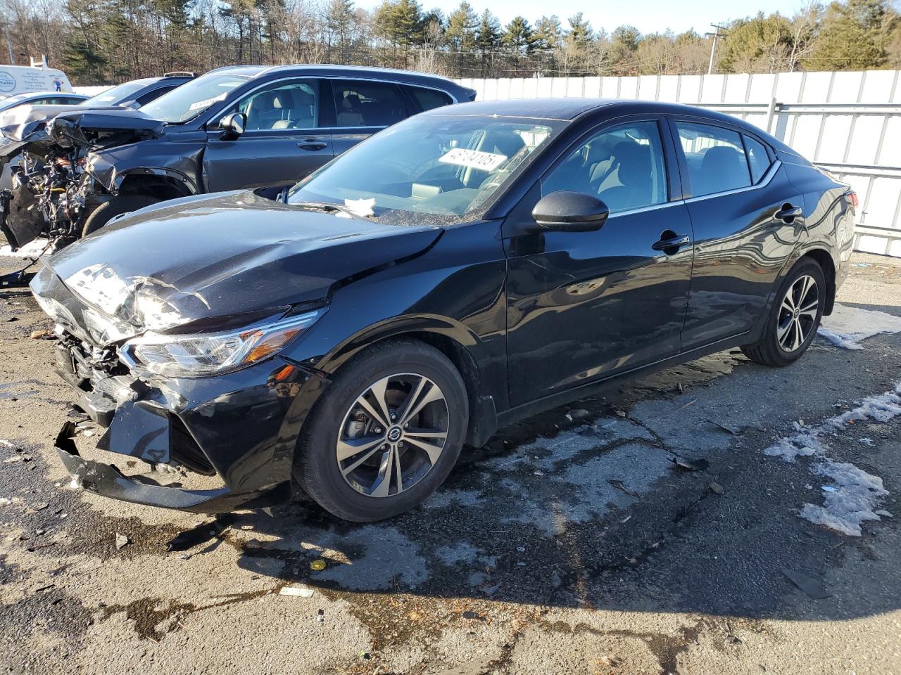 2022 Nissan Sentra Sv იყიდება Exeter-ში, RI - Front End