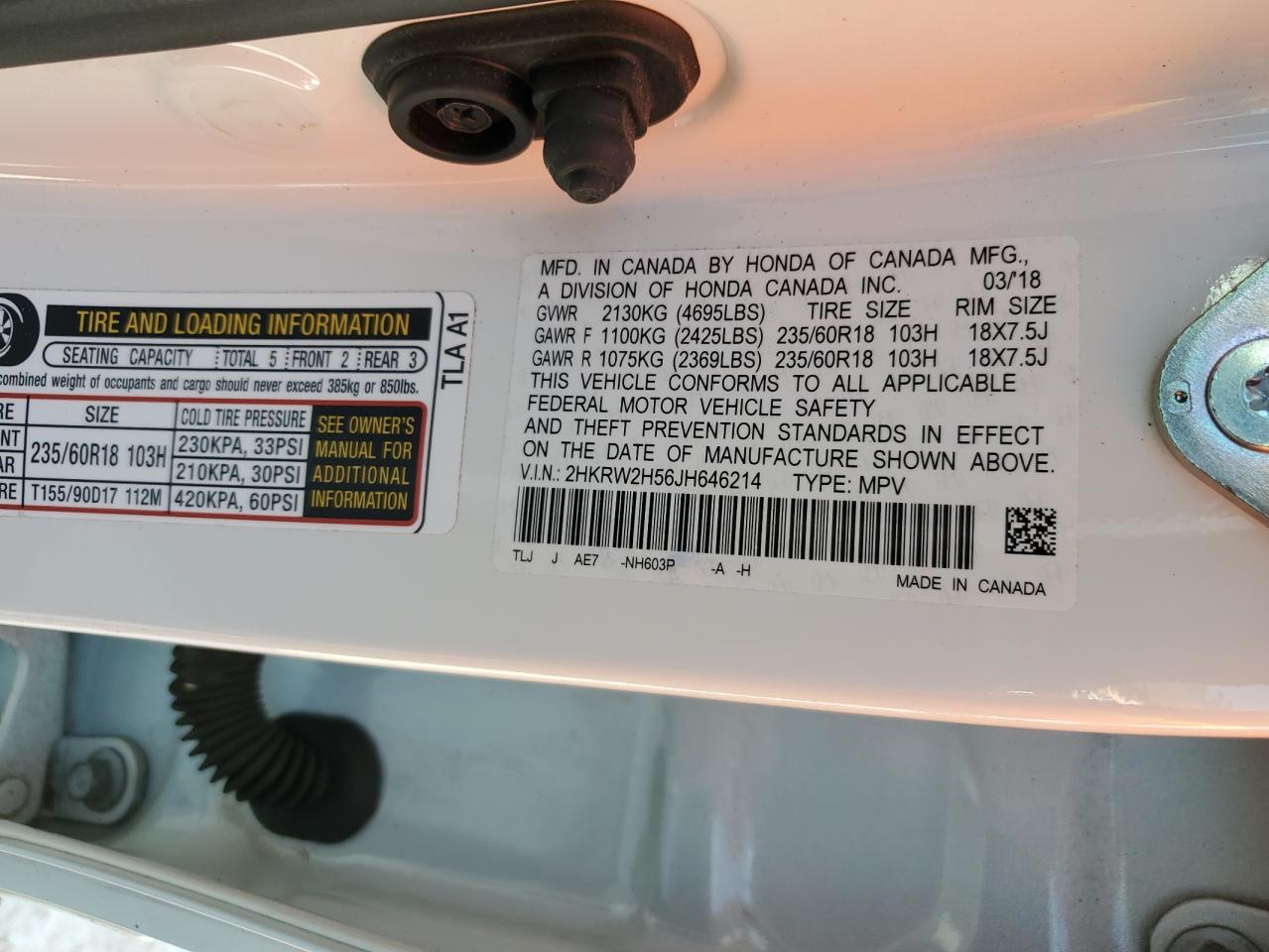 2018 Honda CR-V - Image 16