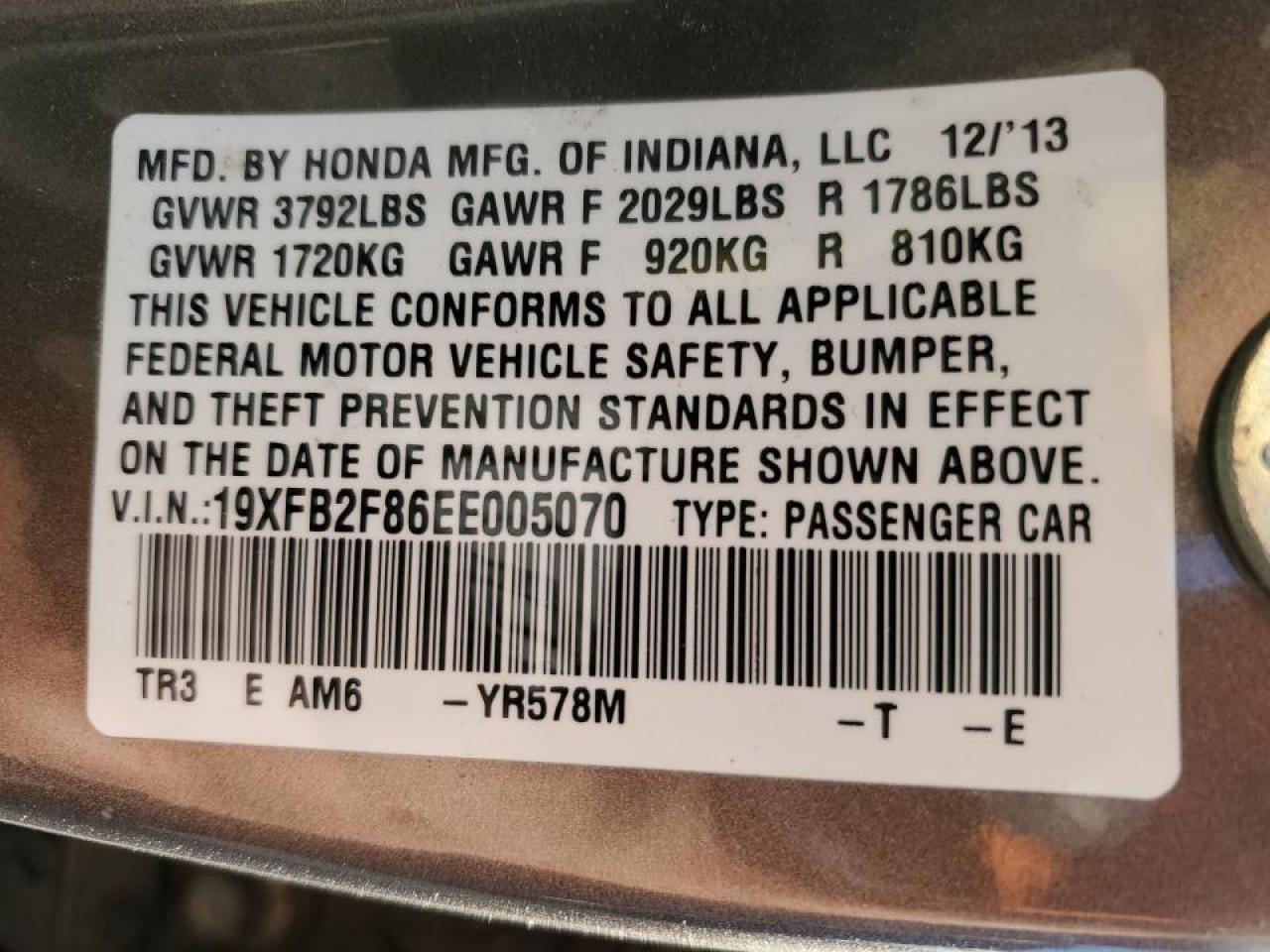 2014 Honda Civic - Image 14