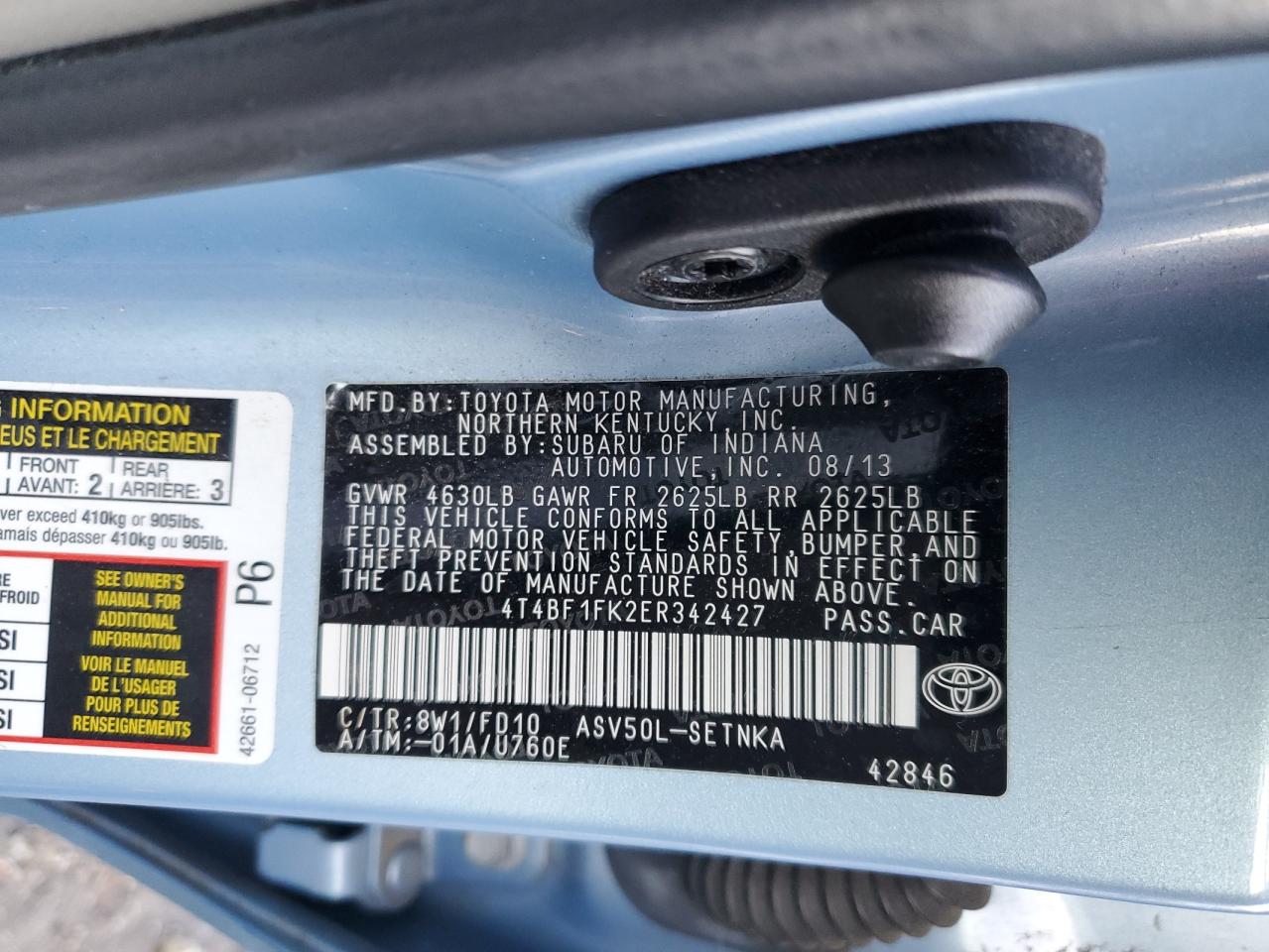 2014 Toyota Camry - Image 12