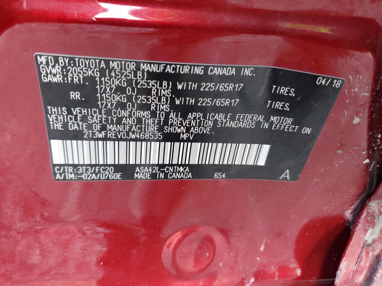 2018 Toyota RAV 4 - Image 15