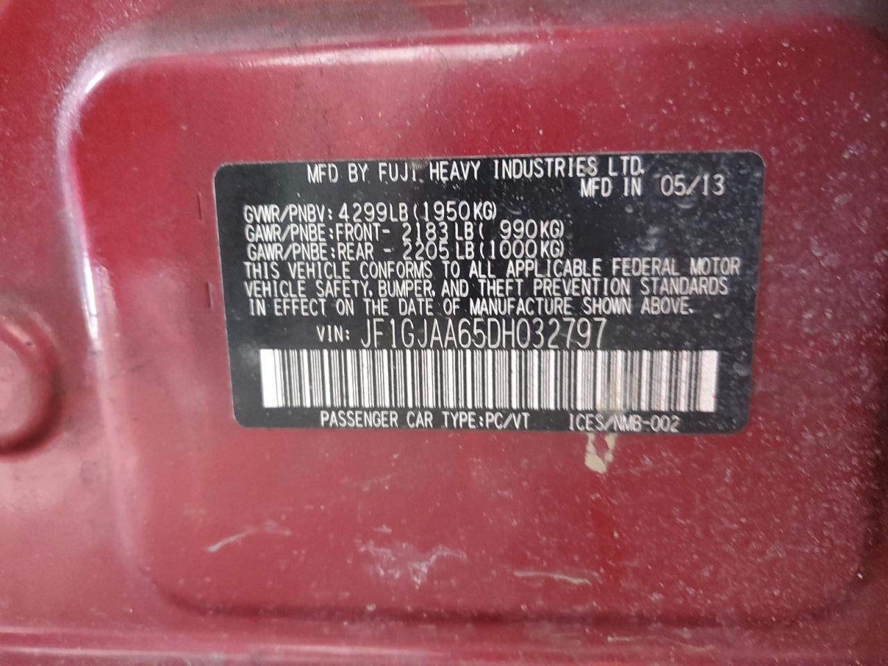 2013 Subaru Impreza - Image 14