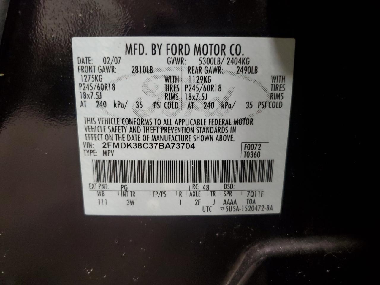 2007 Ford Edge - Image 13