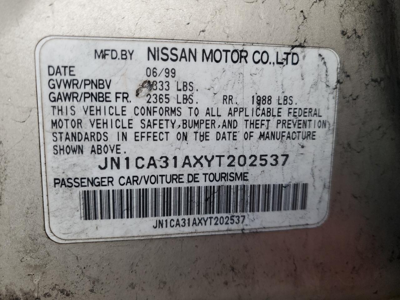 2000 Nissan Maxima - Image 14
