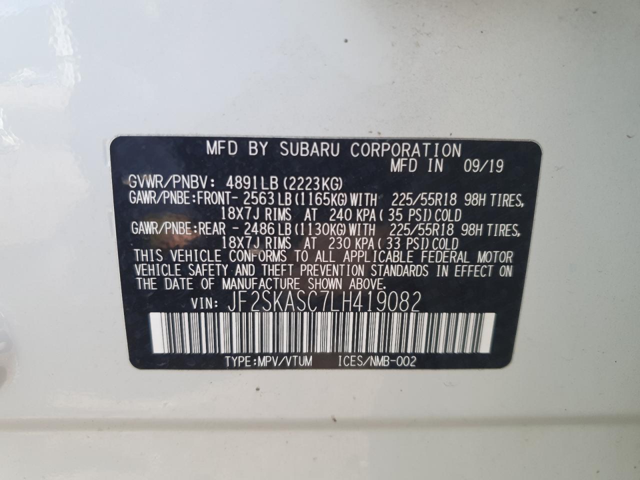 2020 Subaru Forester - Image 14