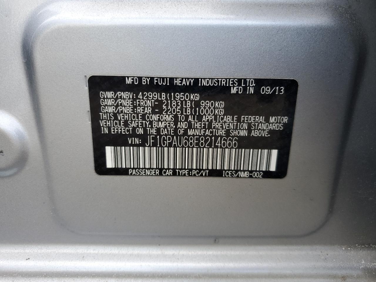 2014 Subaru Impreza - Image 13