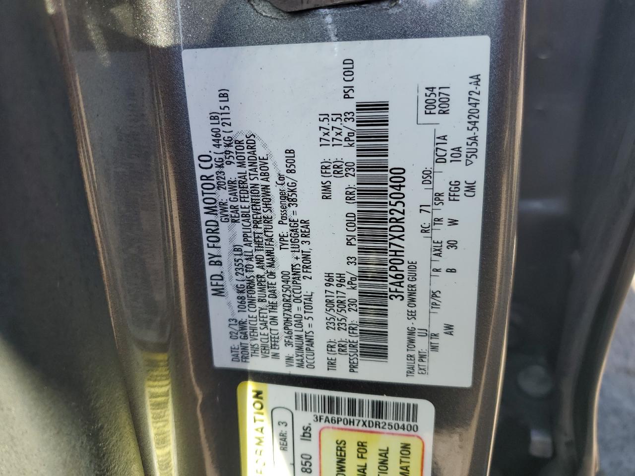 2013 Ford Fusion - Image 12