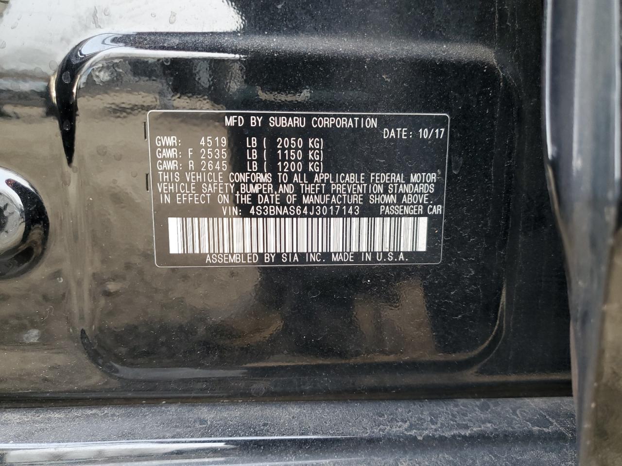 2018 Subaru Legacy - Image 14