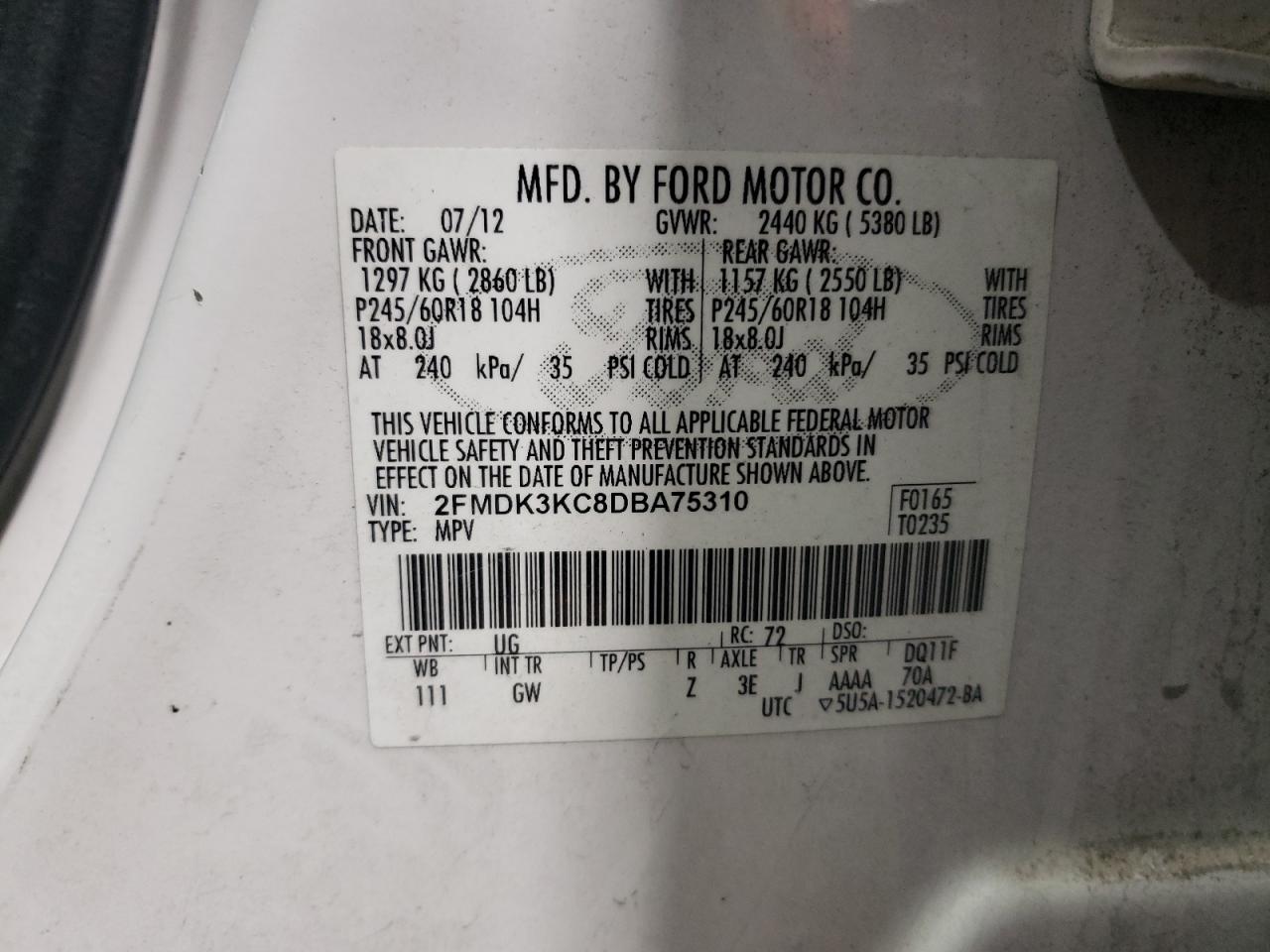 2013 Ford Edge - Image 13