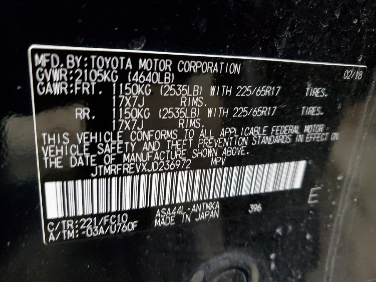 2018 Toyota RAV 4 - Image 13