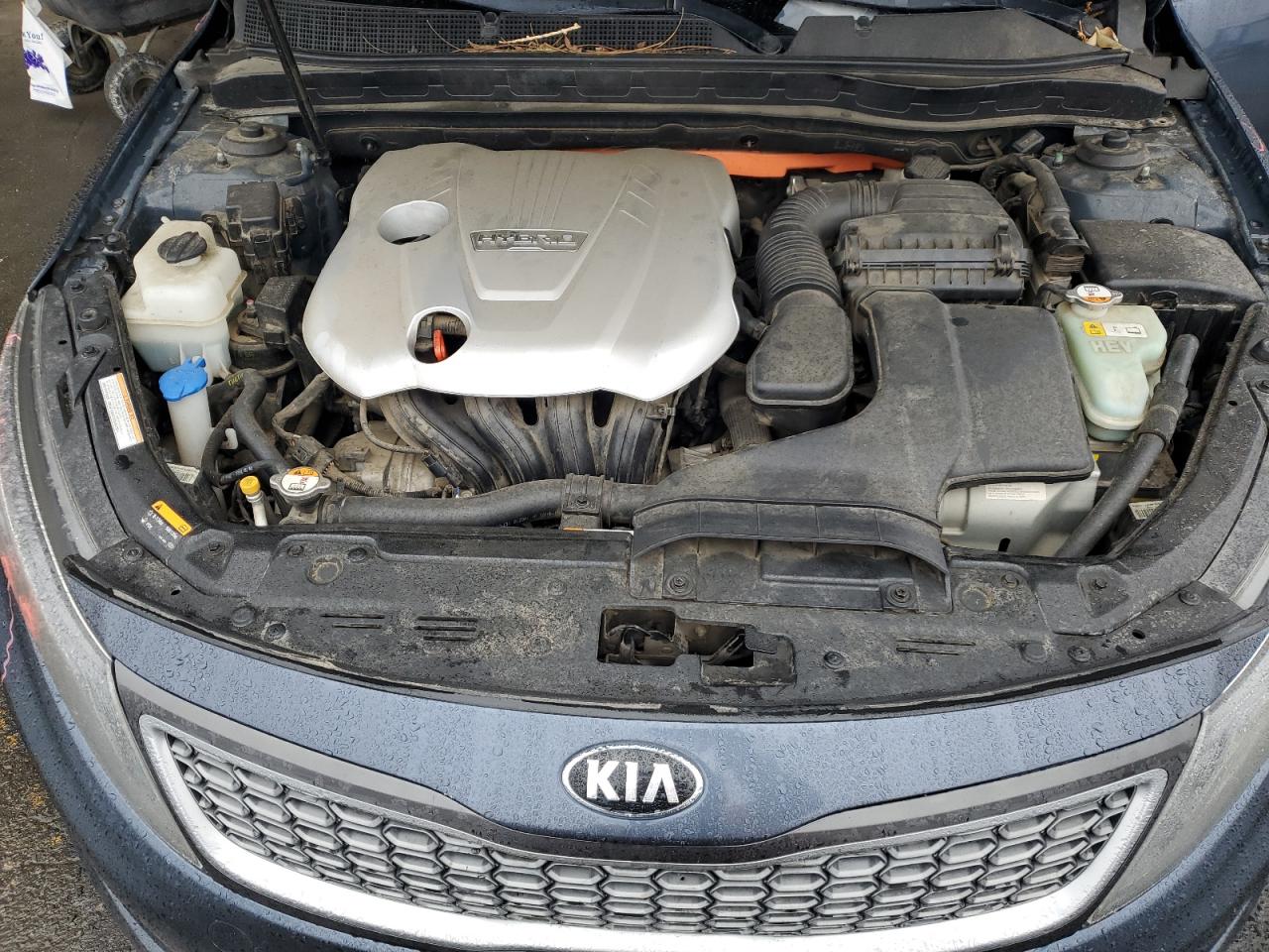 2014 Kia Optima Hybrid VIN: KNAGM4AD8E5070123 Lot: 43789255