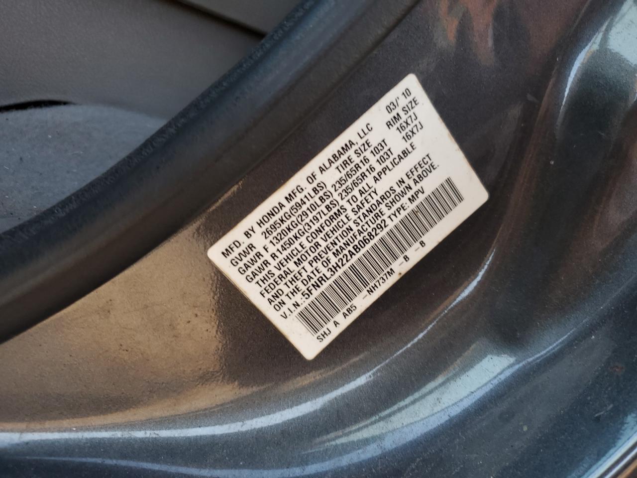 2010 Honda Odyssey - Image 13