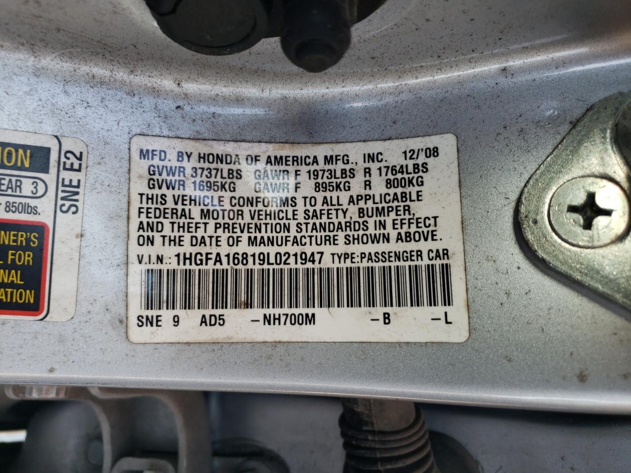 2009 Honda Civic - Image 15
