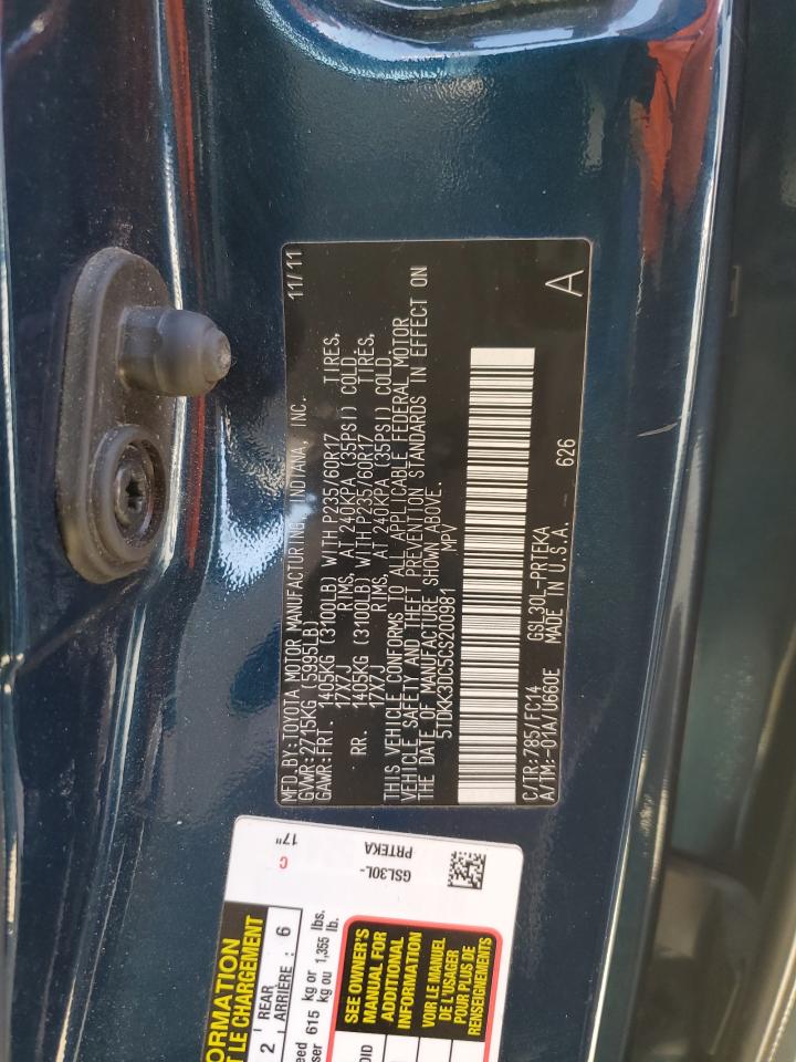 2012 Toyota Sienna - Image 14