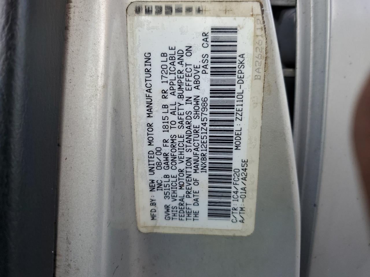 2001 Toyota Corolla - Image 14