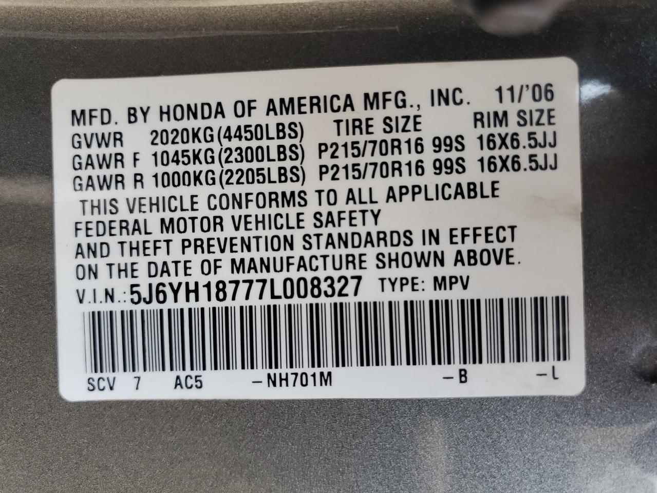 2007 Honda Element - Image 13
