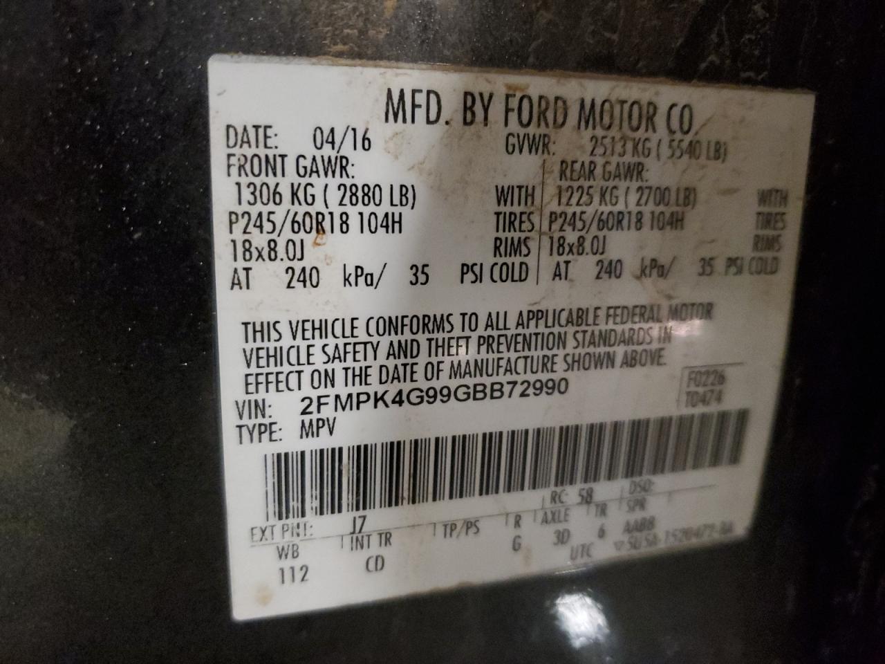 2016 Ford Edge - Image 15