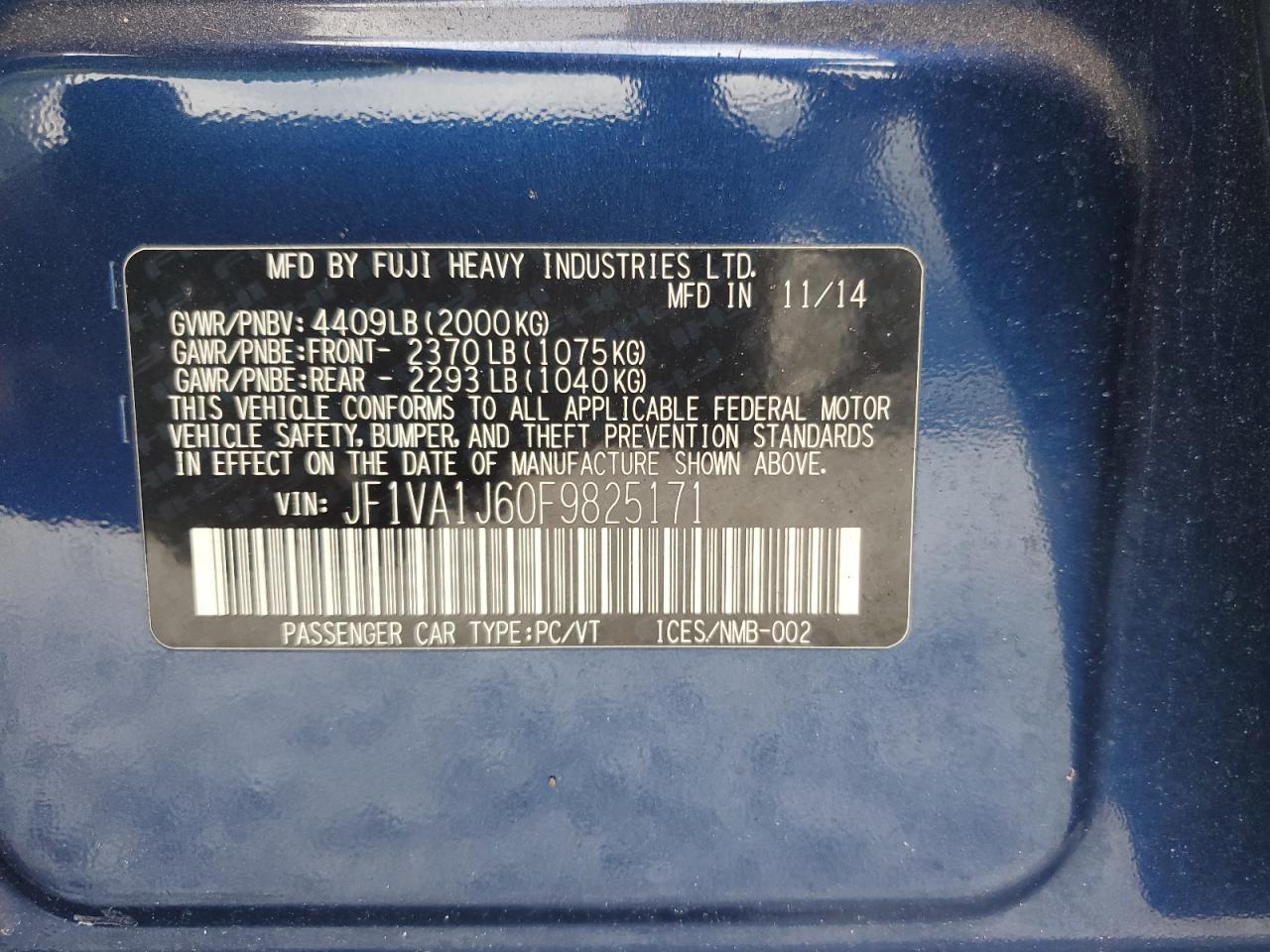 2015 Subaru WRX - Image 13