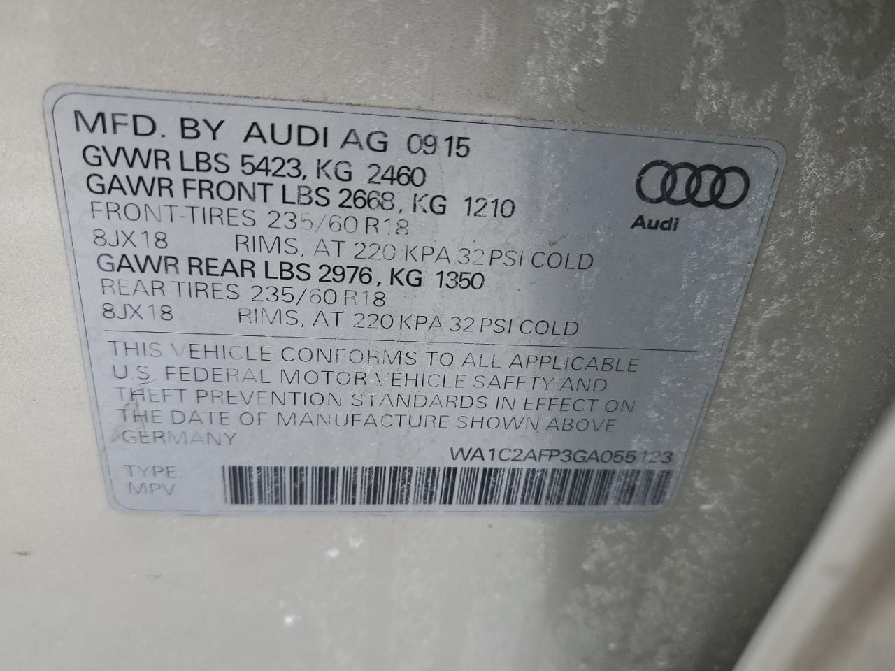 2016 Audi Q5 - Image 13