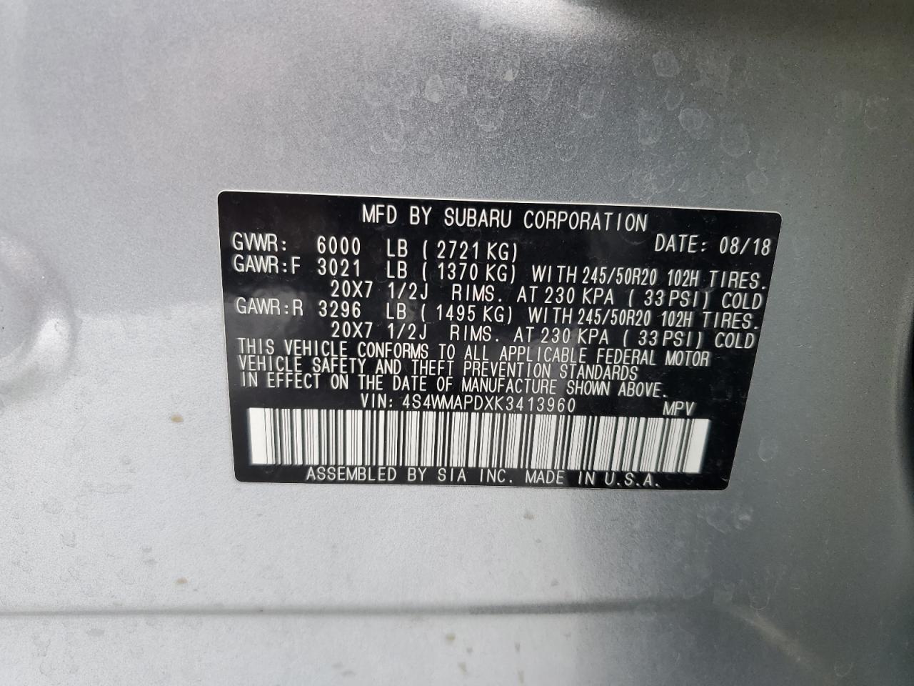 2019 Subaru Ascent - Image 13