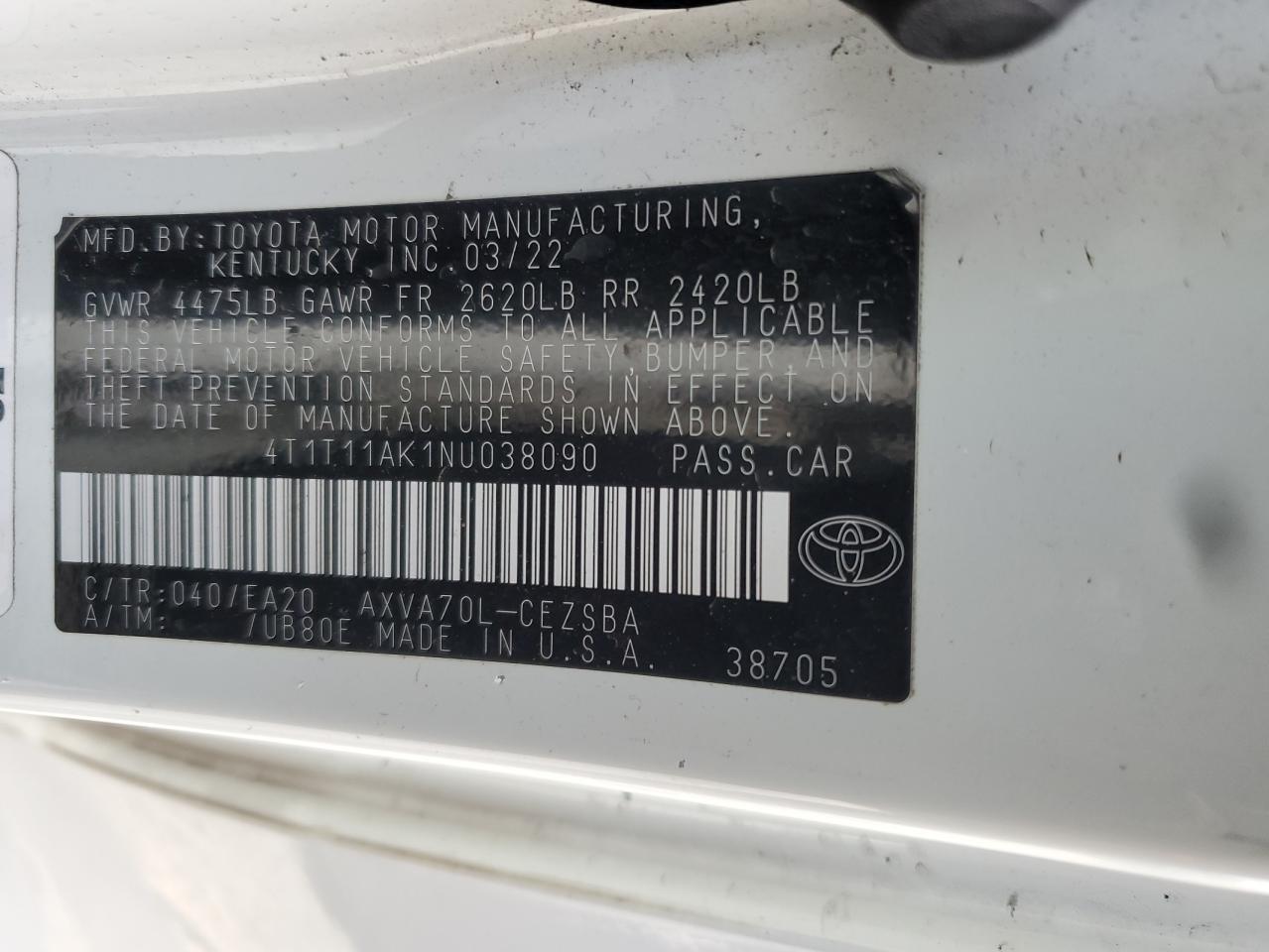 2022 Toyota Camry - Image 12