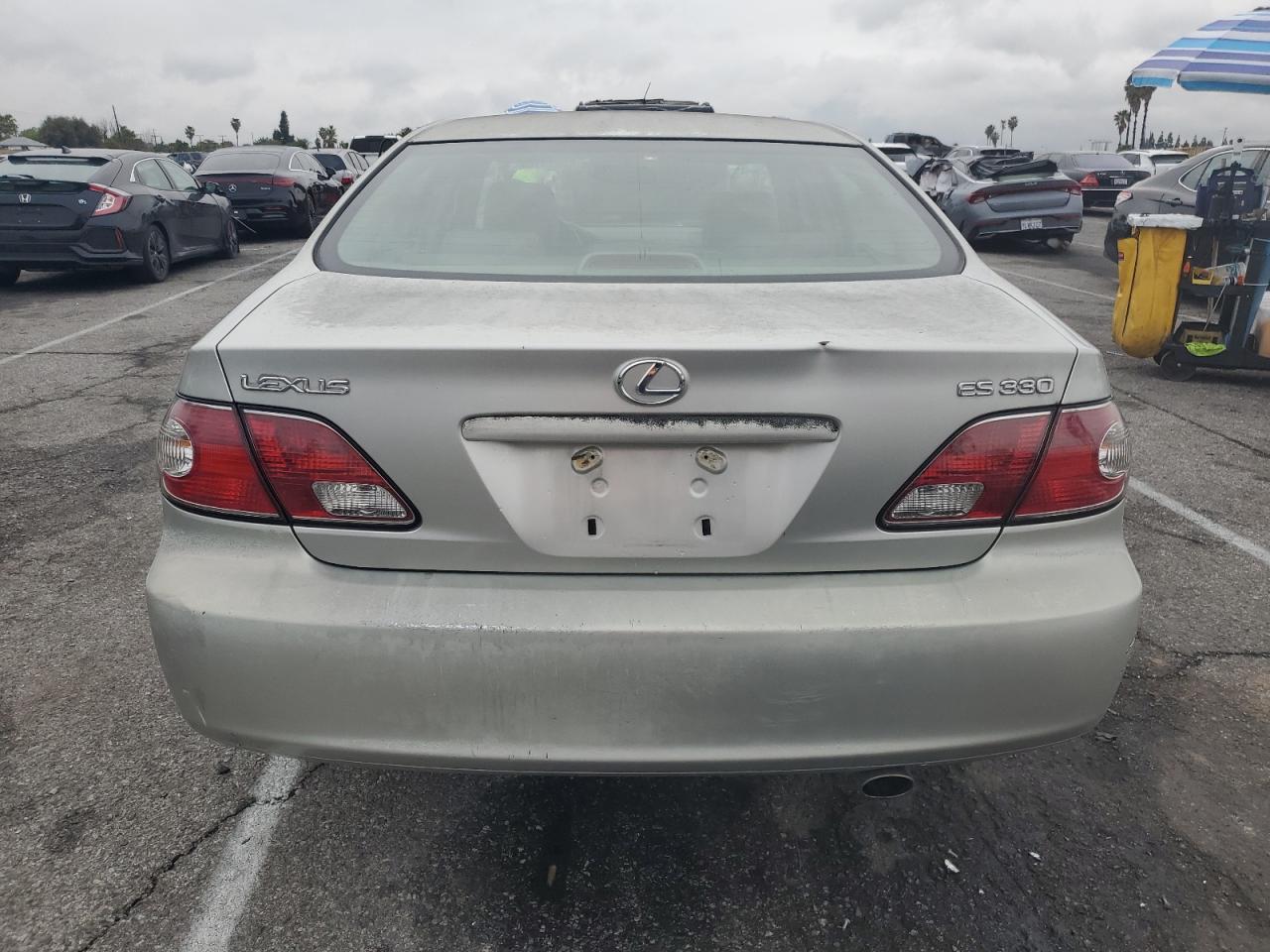 2004 Lexus Es 330 VIN: JTHBA30G345029763 Lot: 45310185