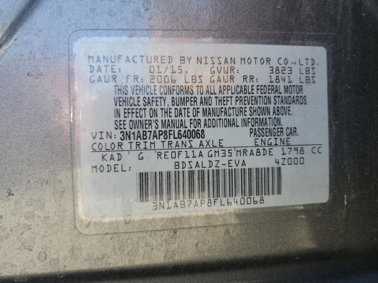 2015 Nissan Sentra - Image 12