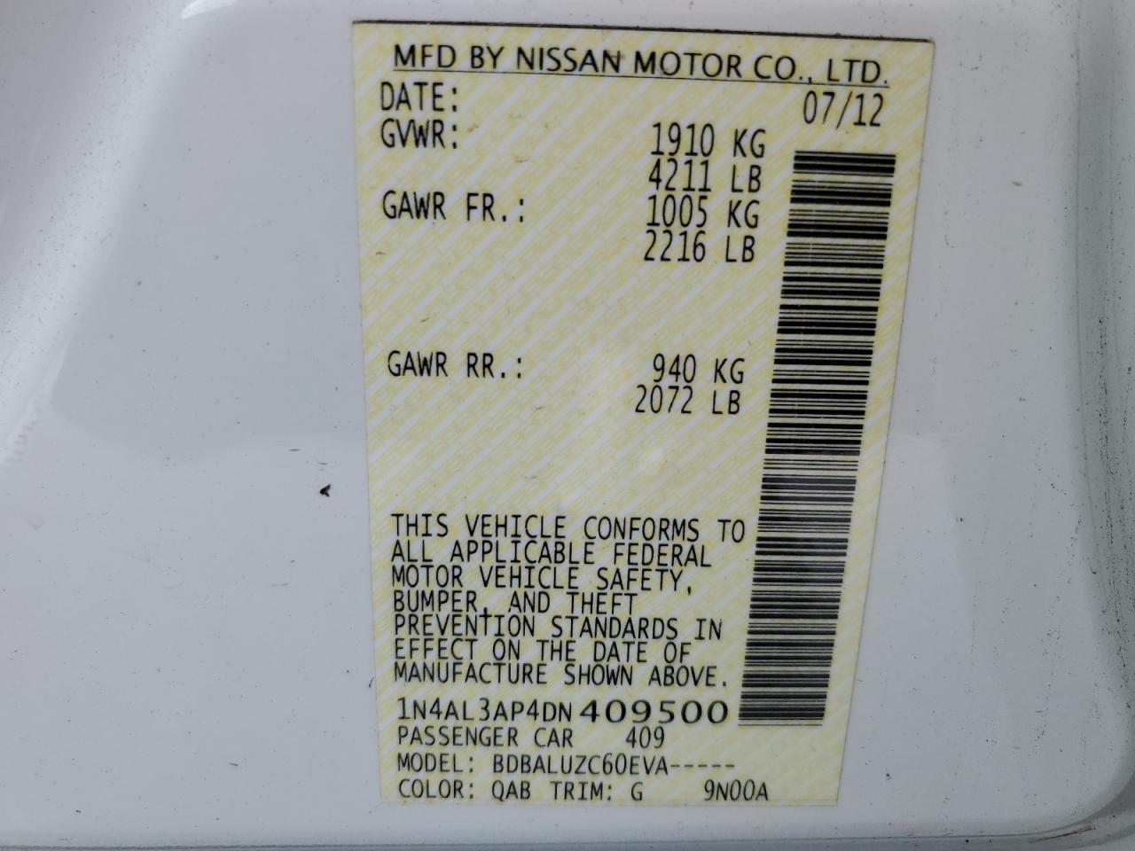 2013 Nissan Altima - Image 12