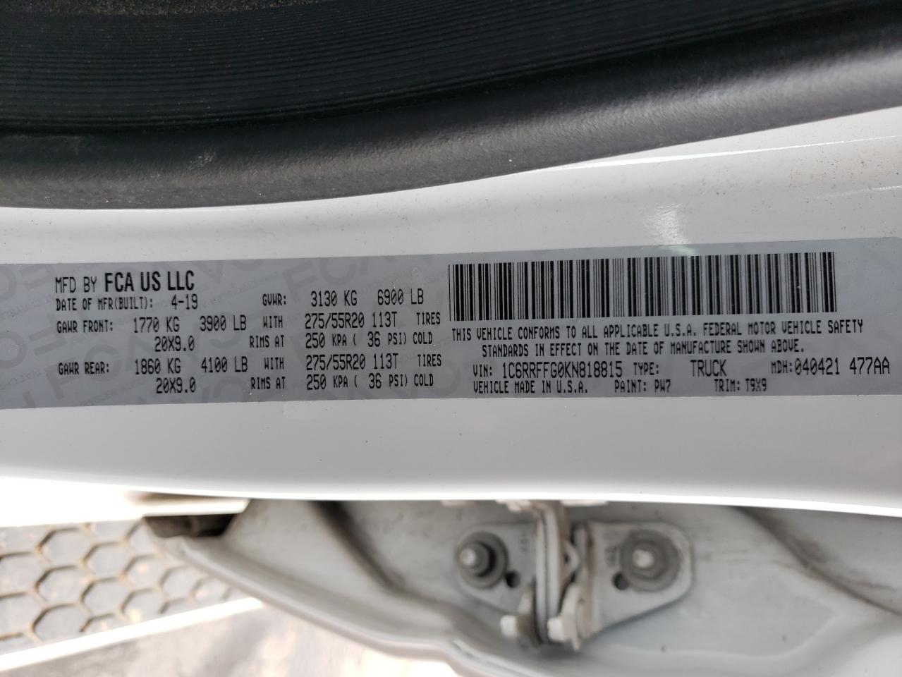 2019 RAM 1500 - Image 13