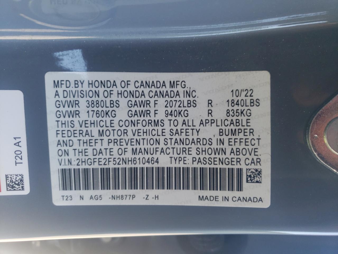 2022 Honda Civic - Image 13