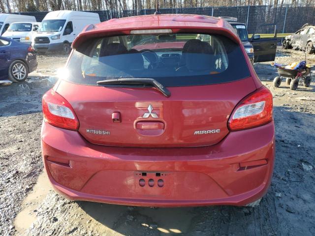  MITSUBISHI MIRAGE 2019 Czerwony