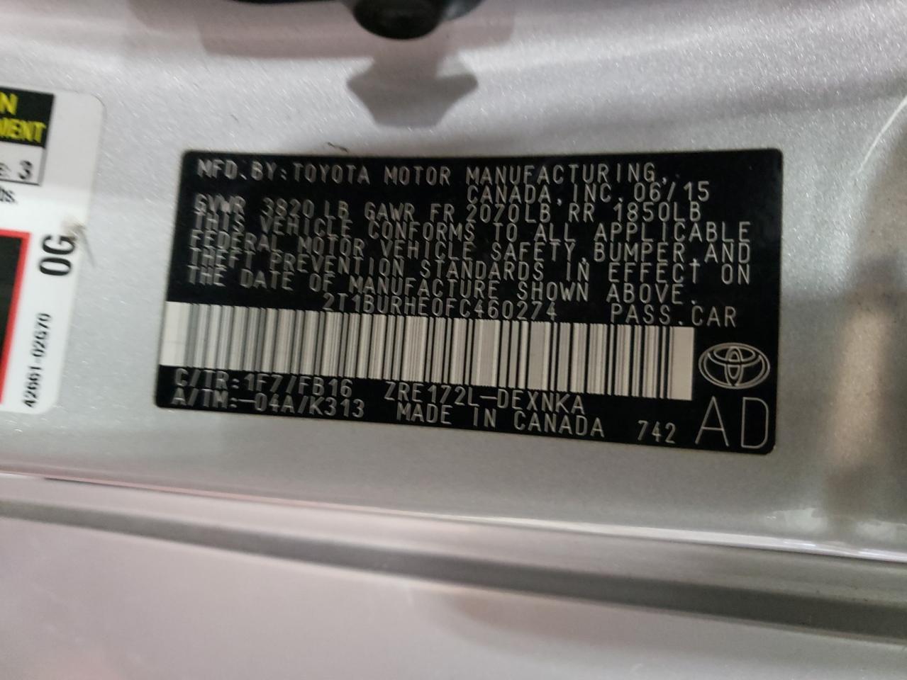 2015 Toyota Corolla - Image 14