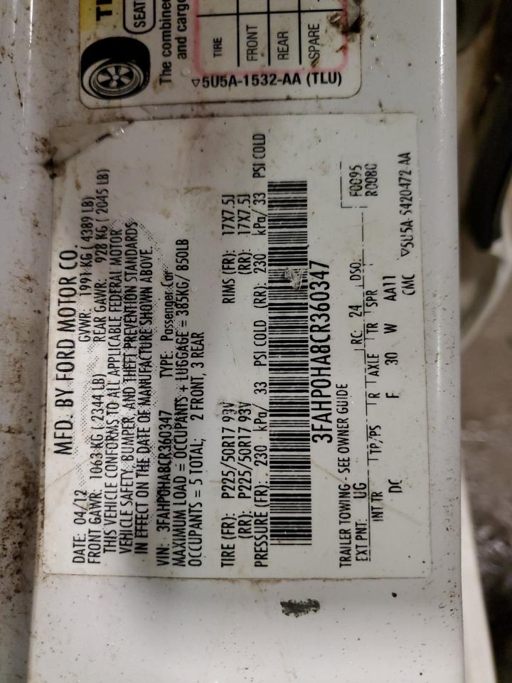 2012 Ford Fusion - Image 12