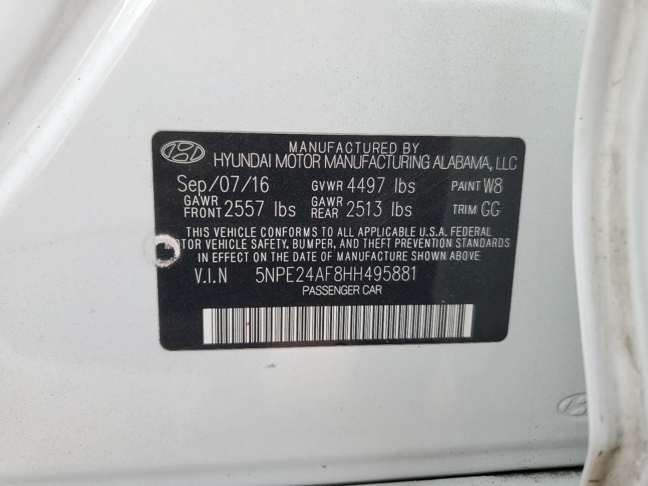 2017 Hyundai Sonata - Image 12