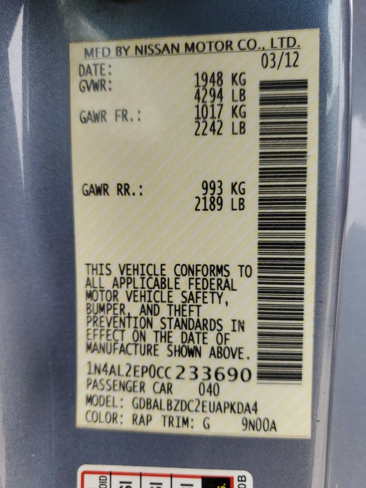 2012 Nissan Altima - Image 12