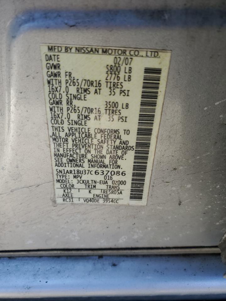 2007 Nissan Pathfinder - Image 13
