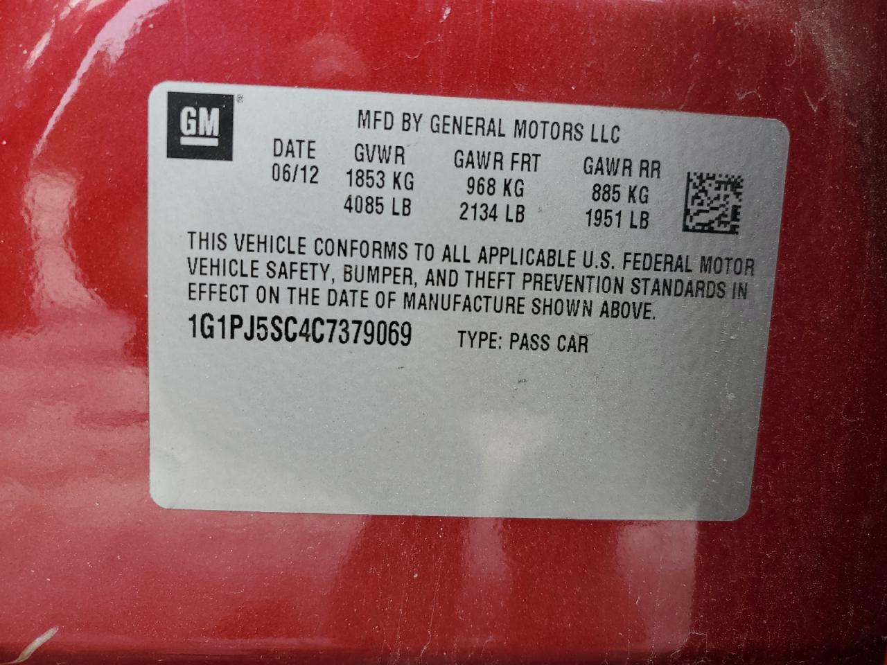 2012 Chevrolet Cruze - Image 12