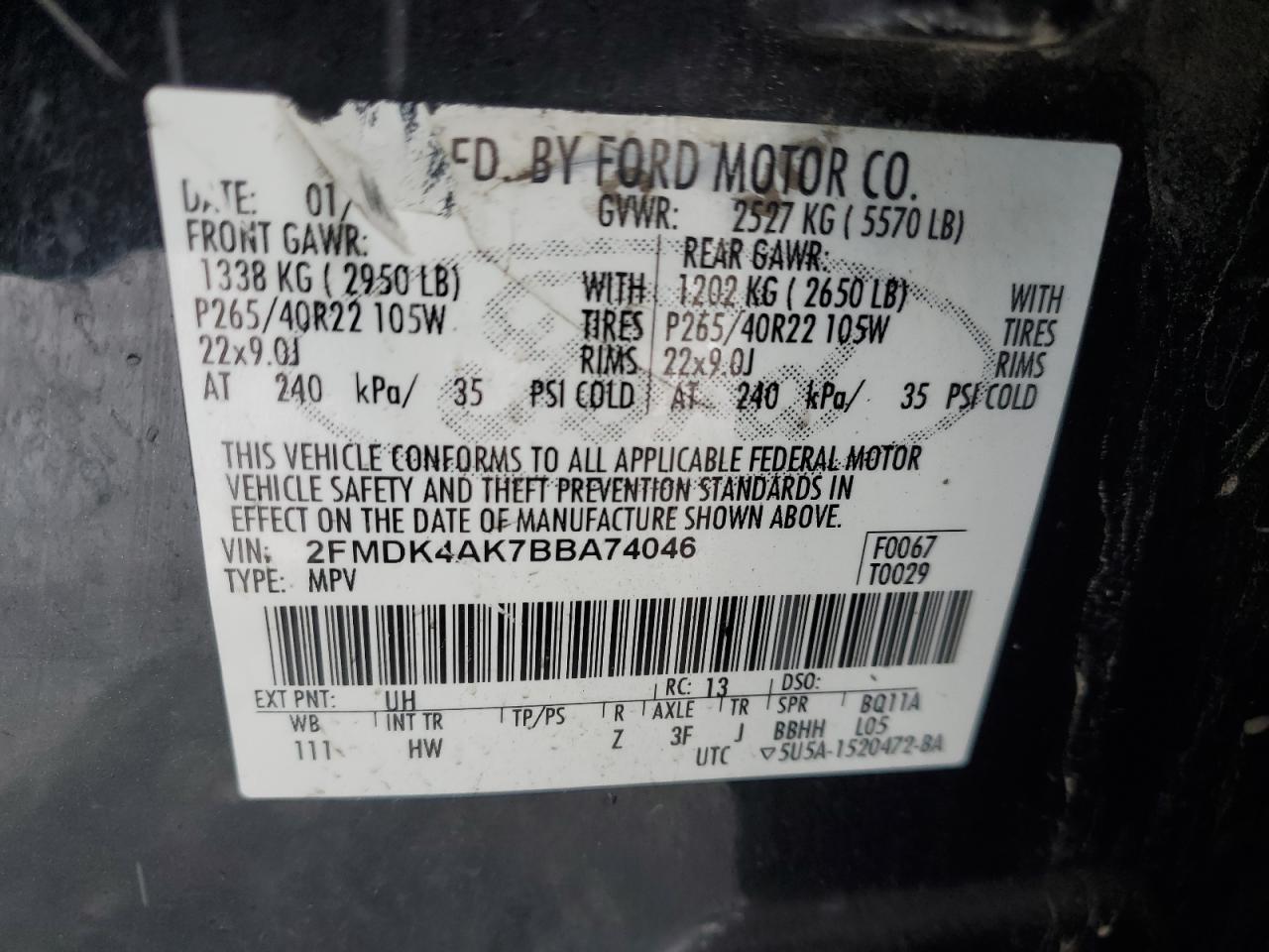 2011 Ford Edge - Image 13