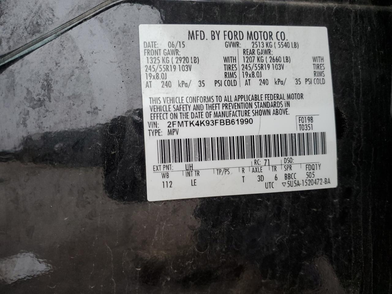 2015 Ford Edge - Image 14