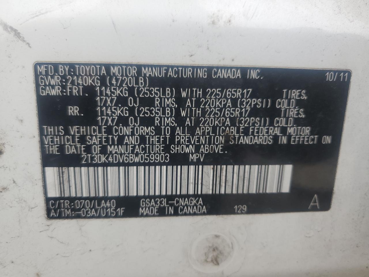 2011 Toyota RAV 4 - Image 16