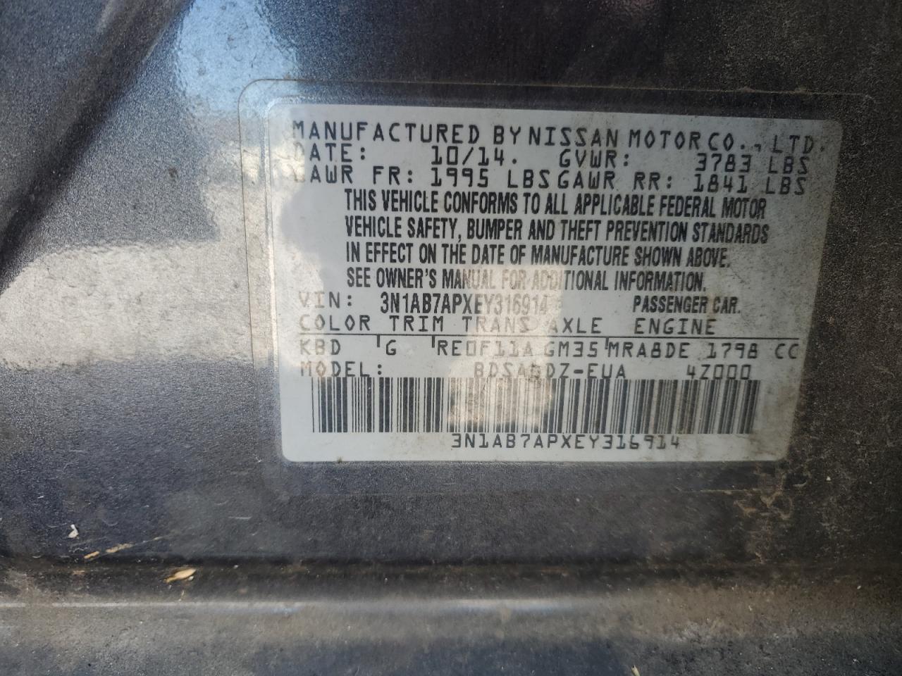 2014 Nissan Sentra - Image 14