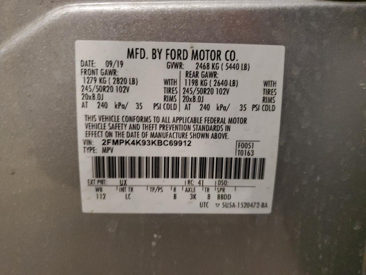 2019 Ford Edge - Image 13