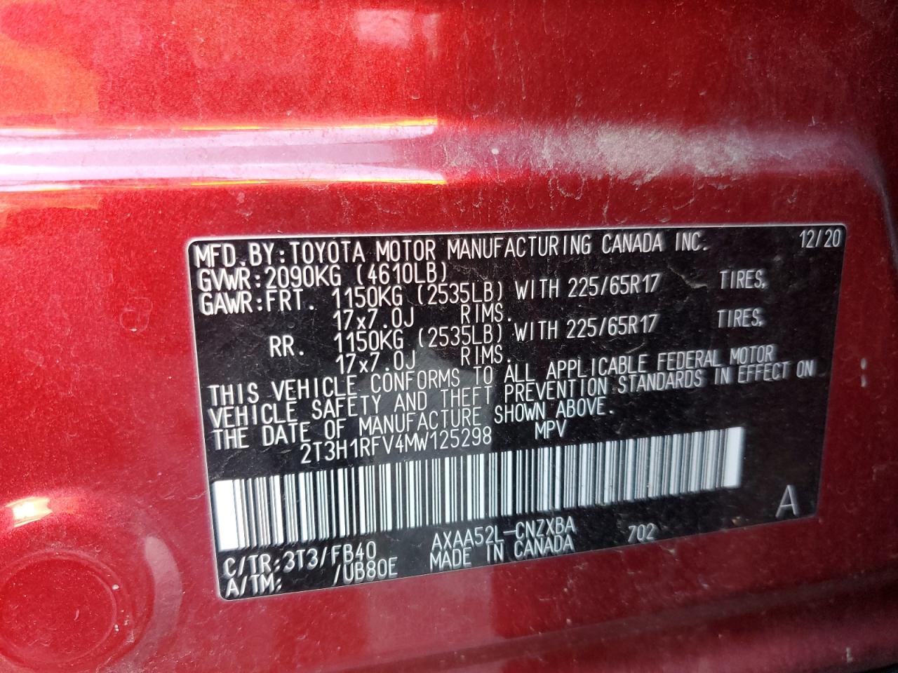 2021 Toyota RAV 4 - Image 13