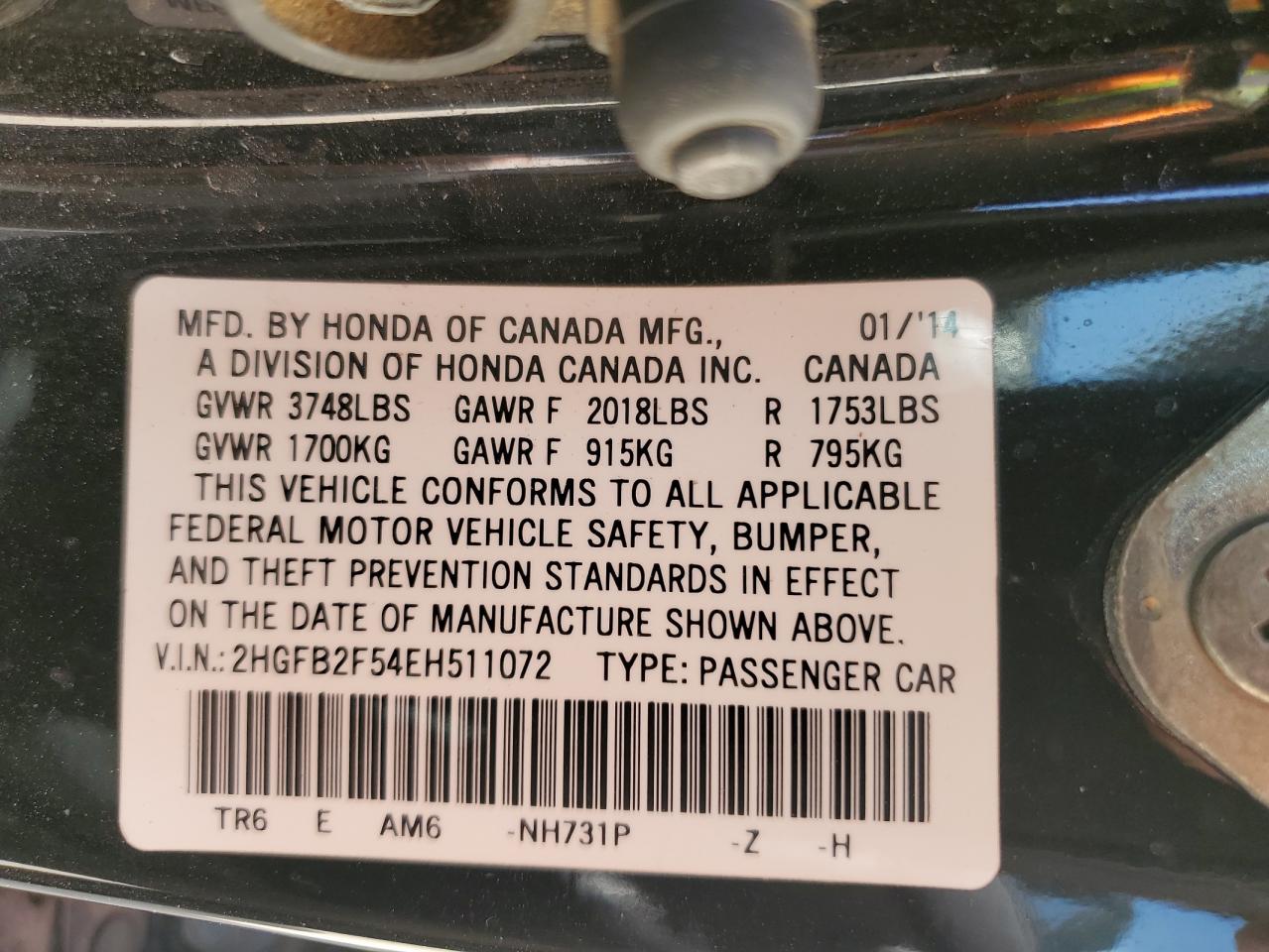 2014 Honda Civic - Image 12