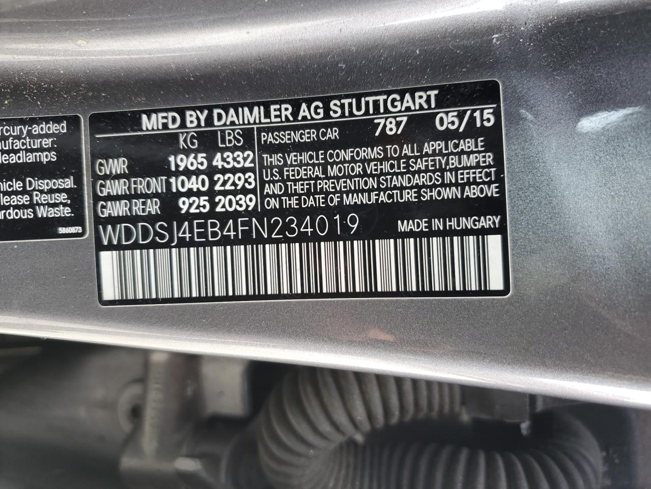 2015 Mercedes-Benz CLA-klasse - Image 12