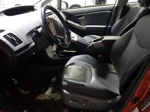  TOYOTA PRIUS 2015 Red
