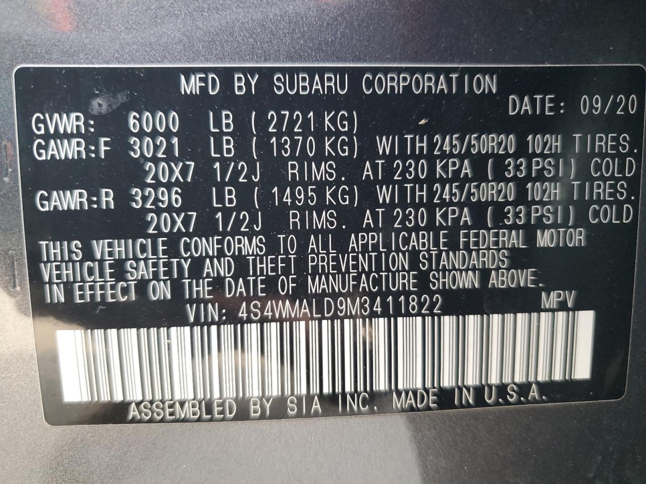 2021 Subaru Ascent - Image 14