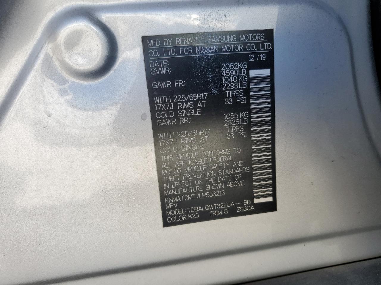 2020 Nissan Rogue - Image 14