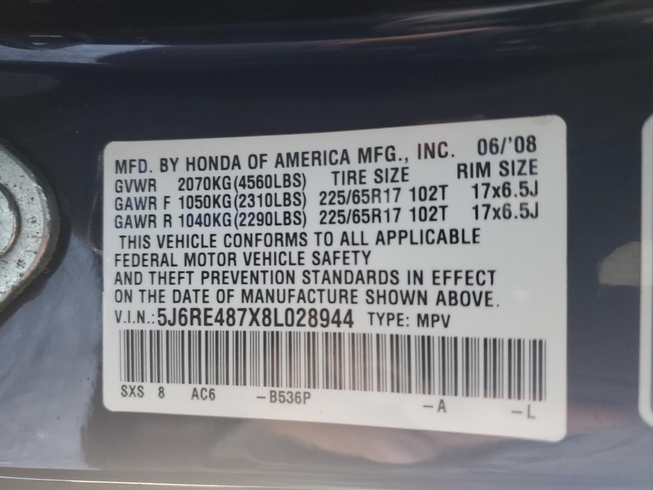 2008 Honda CR-V - Image 13