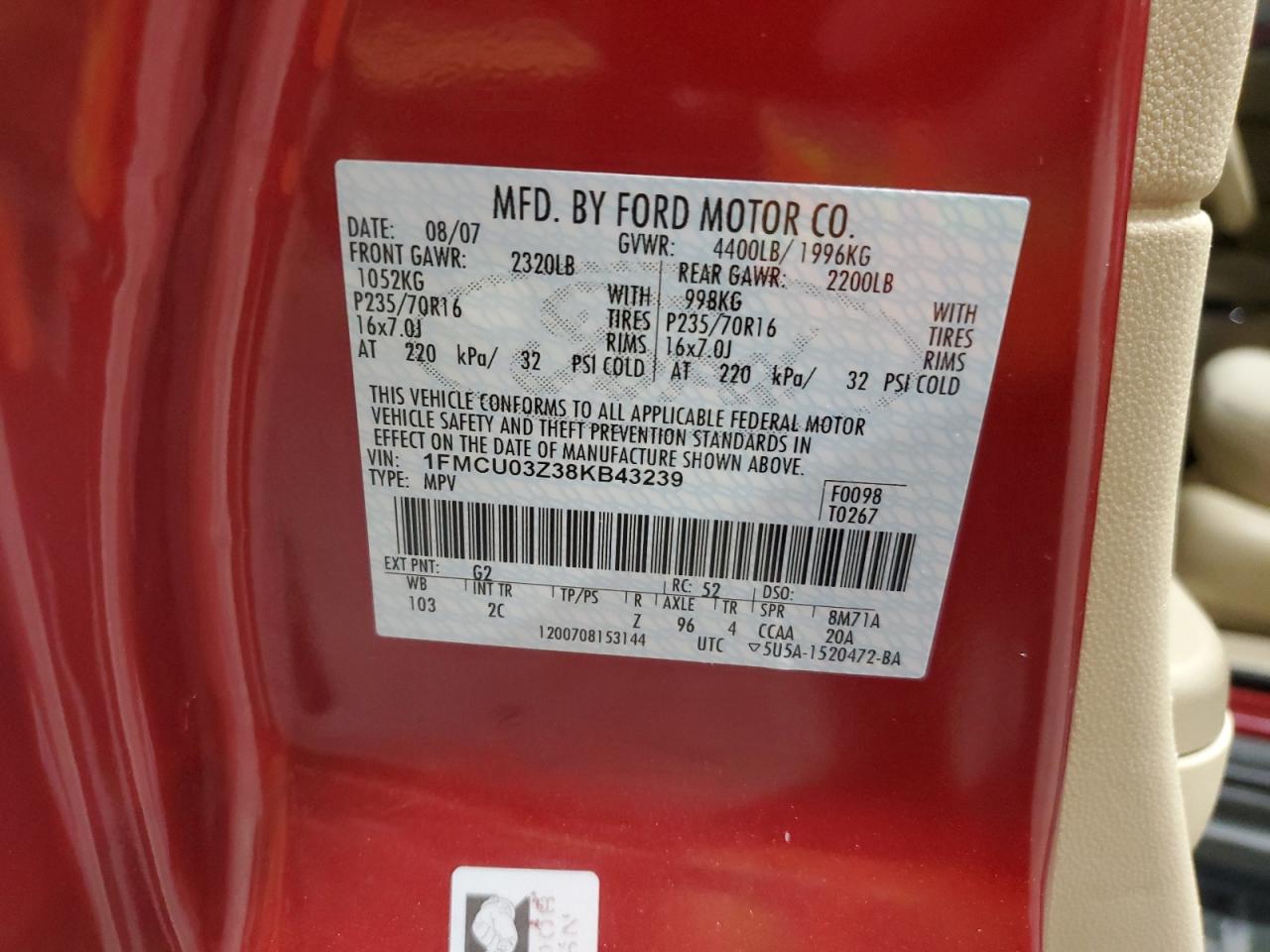 2008 Ford Escape - Image 15